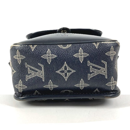 Louis Vuitton Shoulder Bag Messenger BB Monogram Savannah Canvas Navy