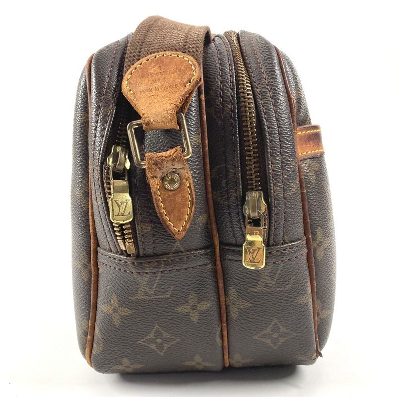 Louis Vuitton Shoulder Bag Reporter PM Monogram Canvas Brown