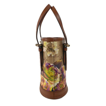 Louis Vuitton Shoulder Bag Nano Bucket Leather Gold