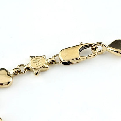 Tiffany & Co Star Heart Bracelet YG Yellow Gold