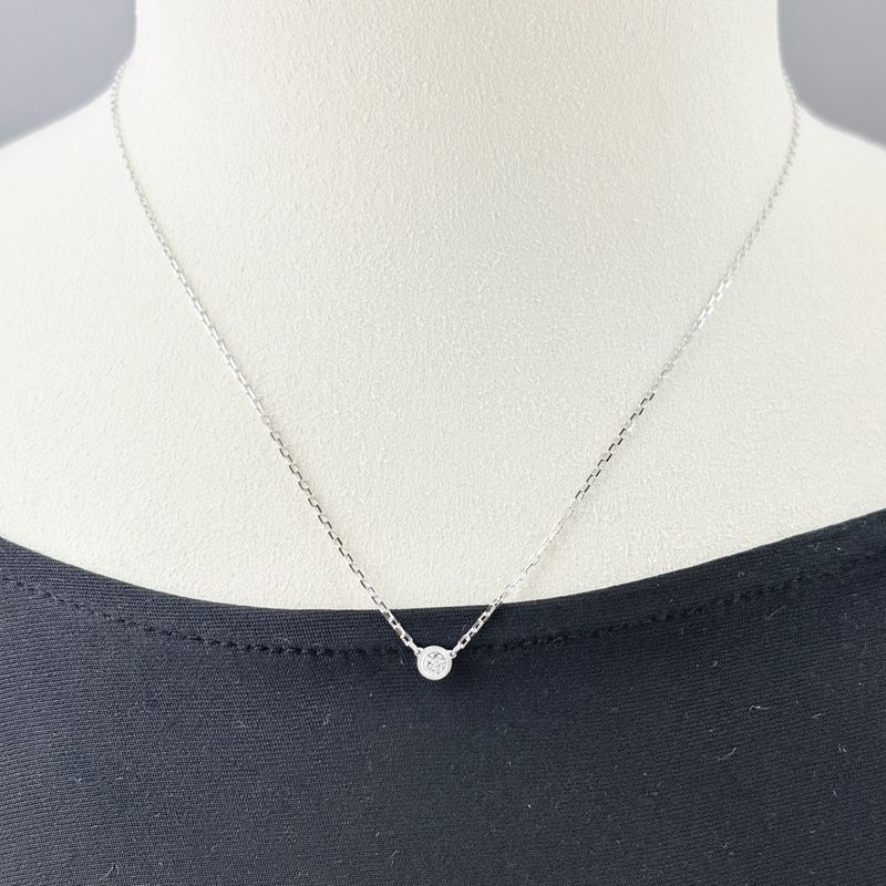 Cartier d'Amour Necklace Pendant Pave Diamond Small