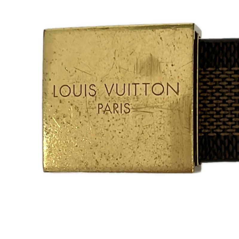 Louis Vuitton Belt Ceinture Carre Ebene