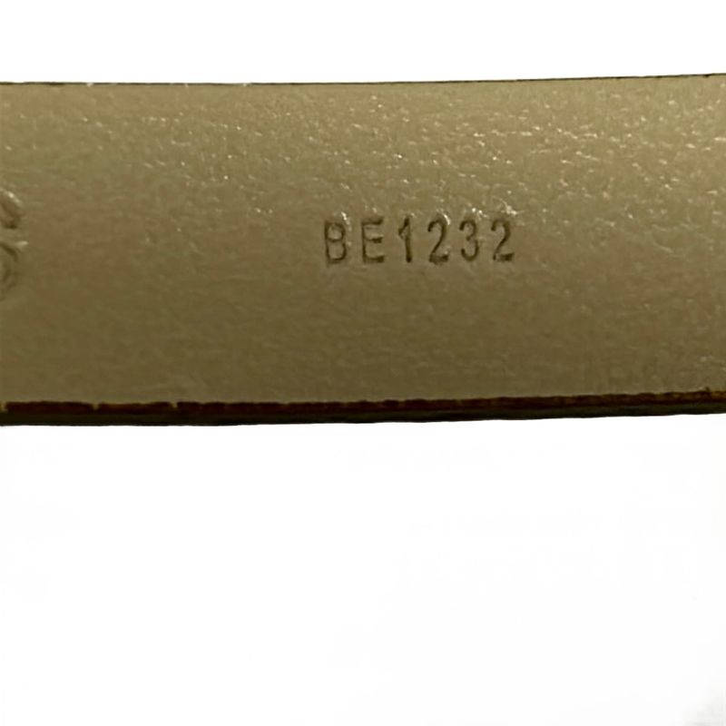 Dolce & Gabbana Belt S Gold Ivory Chain Leather