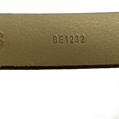 Dolce & Gabbana Belt S Gold Ivory Chain Leather