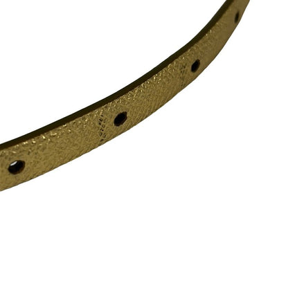Dolce & Gabbana Belt S Gold Ivory Chain Leather