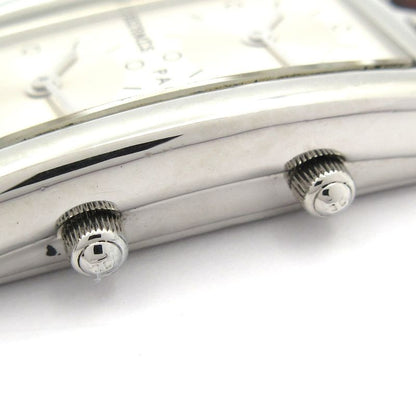 Hermes Watch Cape Cod Duzon Double Tour SS Leather Belt Silver