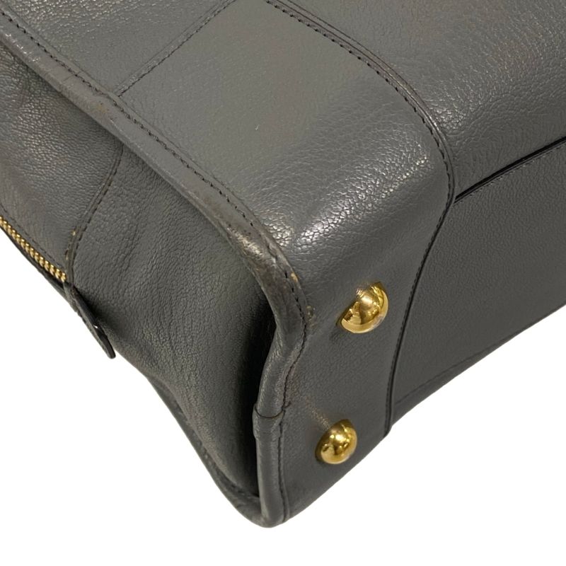 Loewe Handbag Amazona 36 Gray Leather