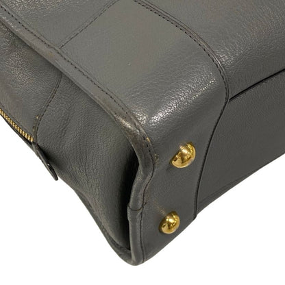 Loewe Handbag Amazona 36 Gray Leather
