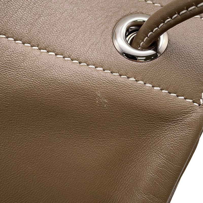 Hermes Shoulder Bag Sac Aline Mini Etoupe Silver Swift