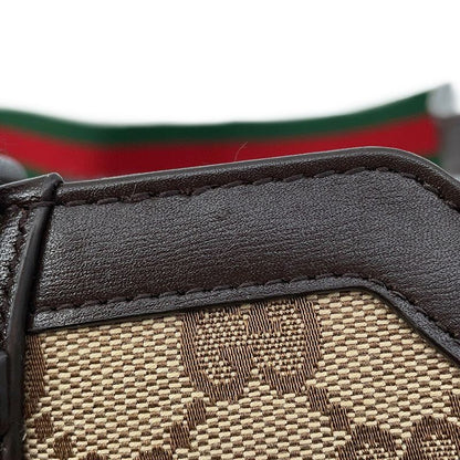 Gucci Shoulder Bag Mini Bucket GG Canvas Leather