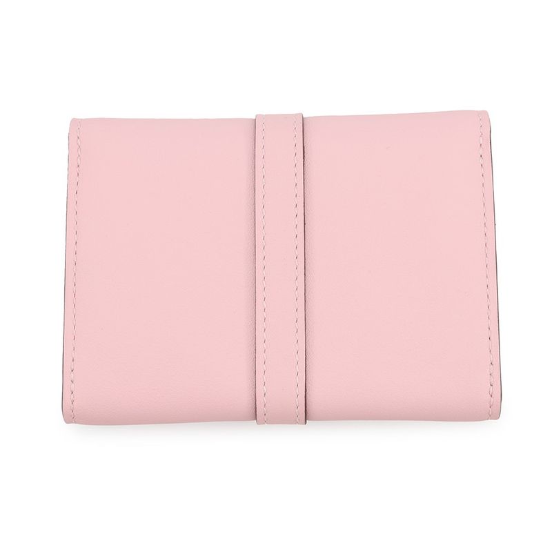 Hermes Coin Case Glenan Compact Wallet Rose Sakura Silver Swift
