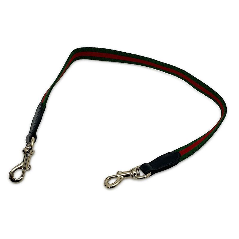 Gucci Shoulder Bag le Che GG Canvas Leather Black