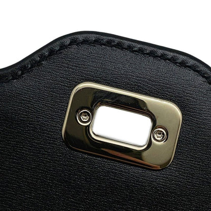 Gucci Shoulder Bag le Che GG Canvas Leather Black