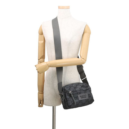 Gucci Shoulder Bag Econylon GG Polyester Black