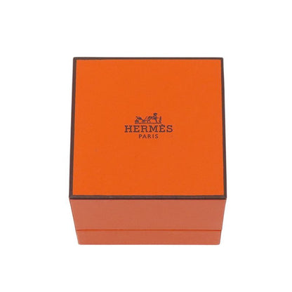 Hermes Ring Cl De-h Double Round Silver 51
