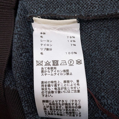 Hermes Knit Turtleneck All Over Pattern Wool XS Top Sweater