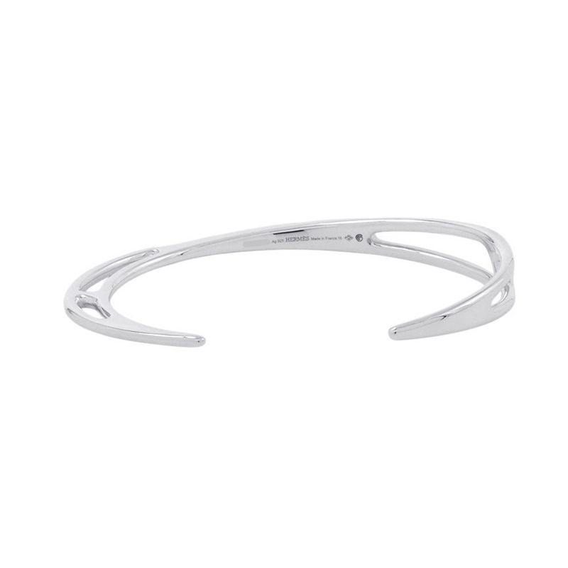 Hermes Bracelet Chaine D'ancre Punk Silver 16 Bangle