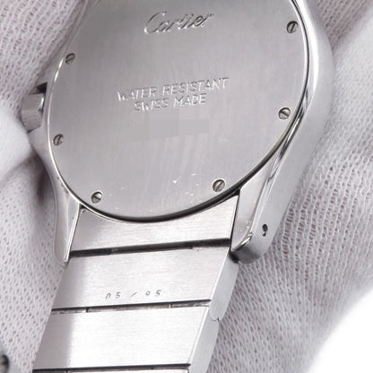 Cartier Santosk Ga MM Watch White Dial