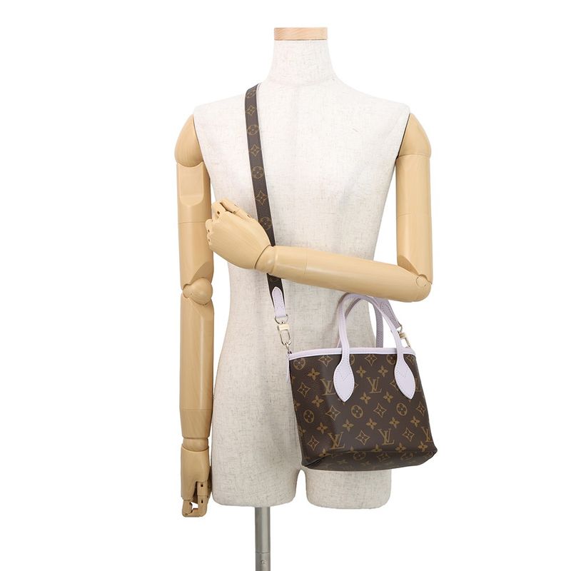 Louis Vuitton Tote Monogram Neverfull Inside Out BB 2-Way Shoulder Reversible