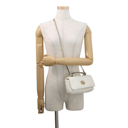 Gucci Chain Shoulder Bag GG Milano Top Handle