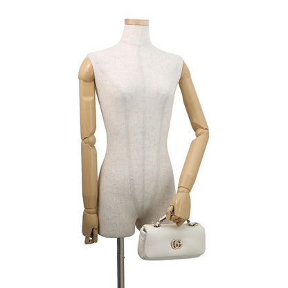 Gucci Chain Shoulder Bag GG Milano Top Handle
