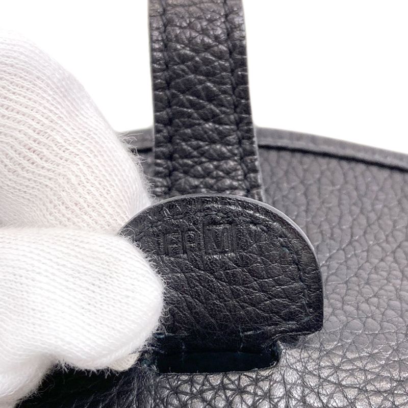 Hermes Evelyne 3 PM Silver Shoulder Bag Taurillon