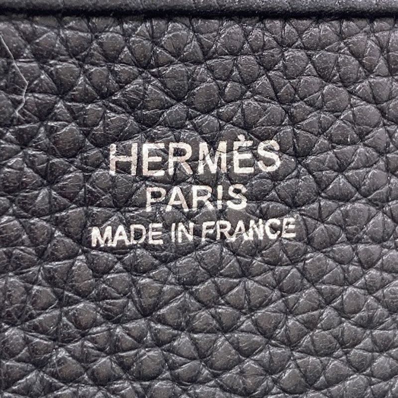 Hermes Evelyne 3 PM Silver Shoulder Bag Taurillon