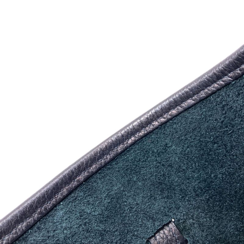Hermes Evelyne 3 PM Silver Shoulder Bag Taurillon