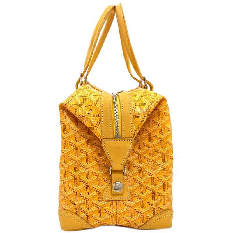 Goyard Boeing 30 Herringbone Pattern Boston Bag