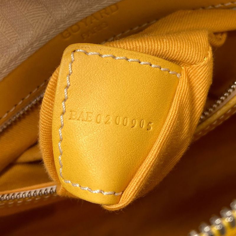 Goyard Boeing 30 Herringbone Pattern Boston Bag