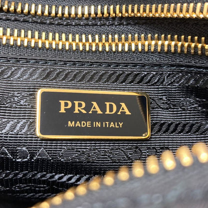 Prada Logo Chain Shoulder Bag Nylon