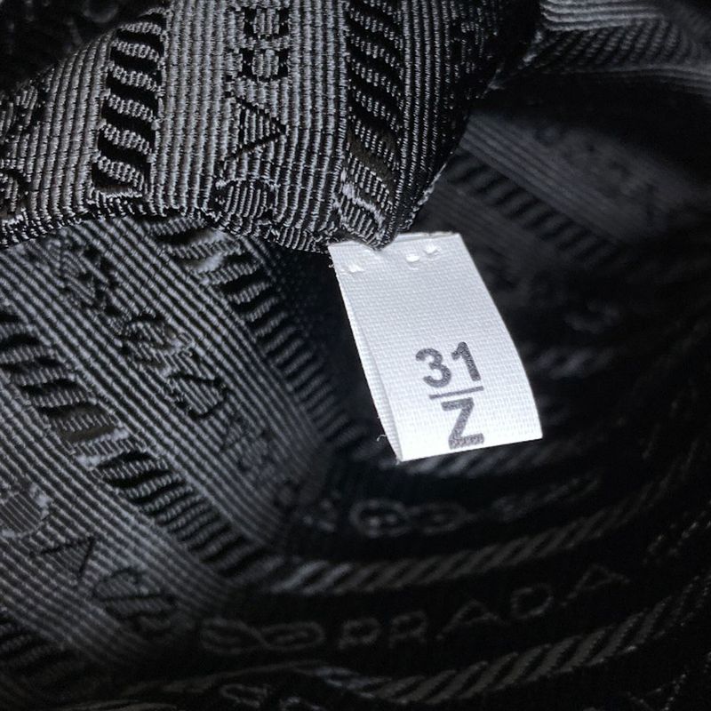 Prada Logo Chain Shoulder Bag Nylon