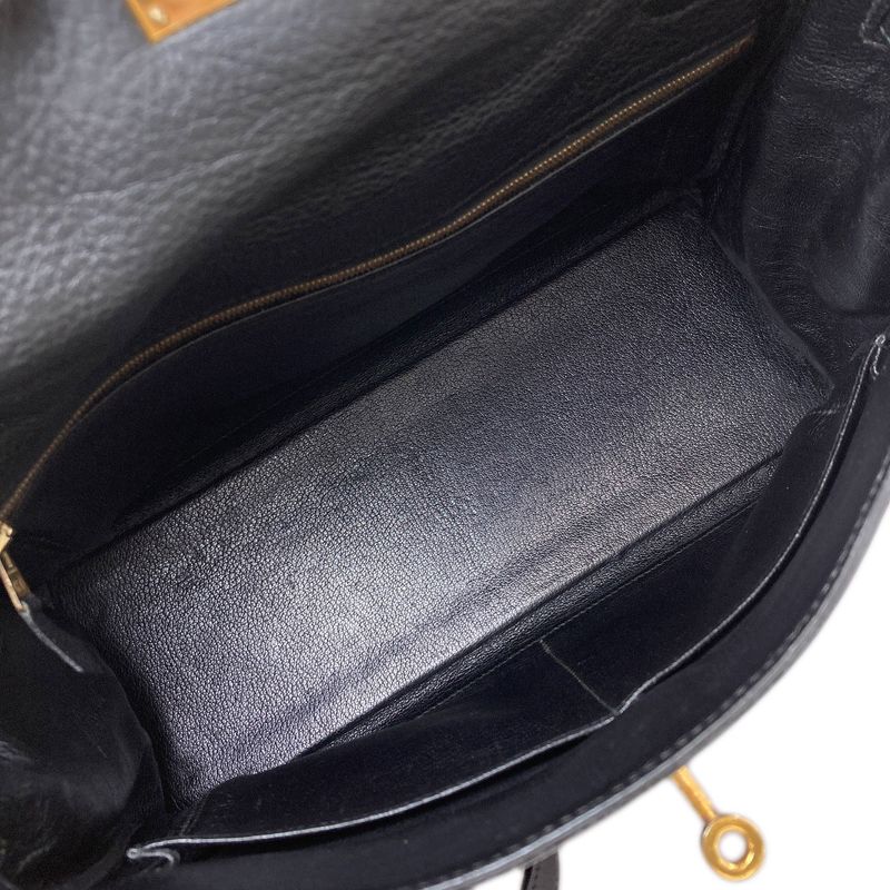 Hermes Kelly 32 Retourne Gold Handbag Taurillon