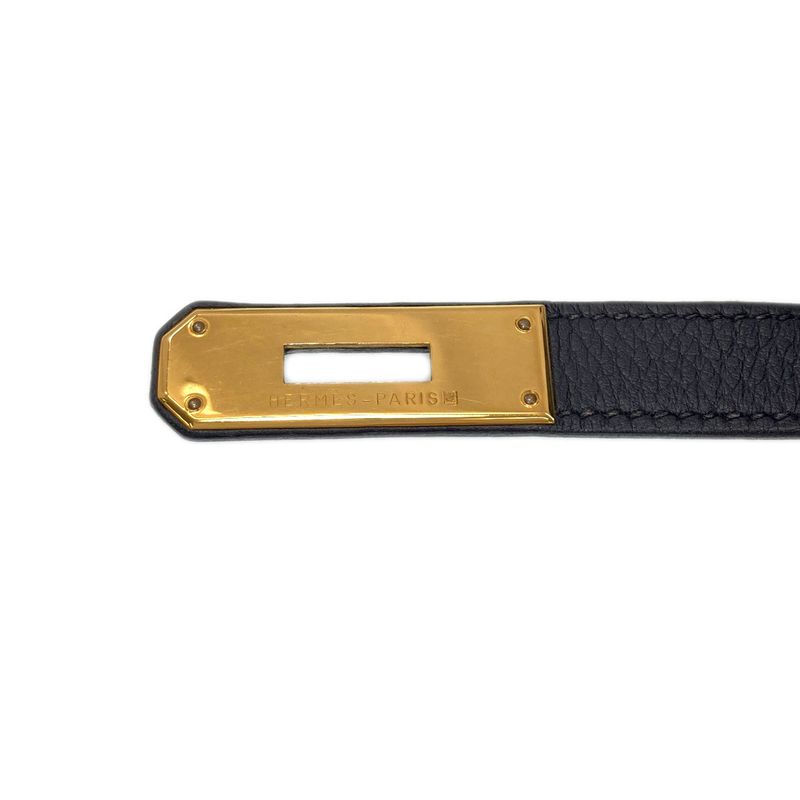 Hermes Kelly 32 Retourne Gold Handbag Taurillon