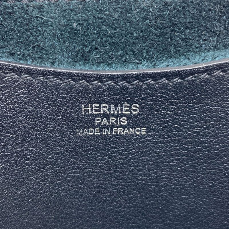 Hermes in the Loop Silver Handbag Taurillon
