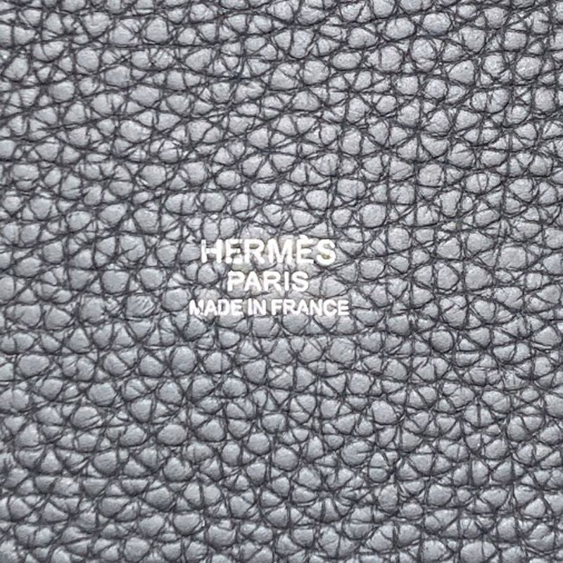 Hermes Picotin Lock PM Silver Handbag Taurillon