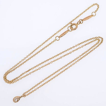 Tiffany & Co by the Yard Teardrop Necklace 18k Diamond 42 cm Peretti