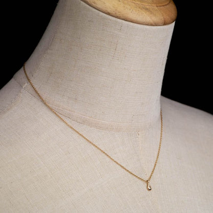 Tiffany & Co by the Yard Teardrop Necklace 18k Diamond 42 cm Peretti