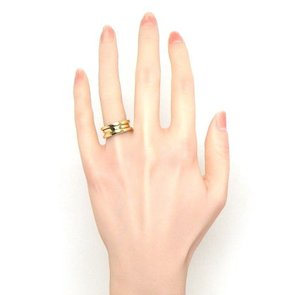 Bvlgari Ring Band Logo 18k Yellow Gold . 52