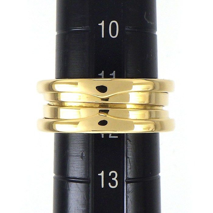 Bvlgari Ring Band Logo 18k Yellow Gold . 52