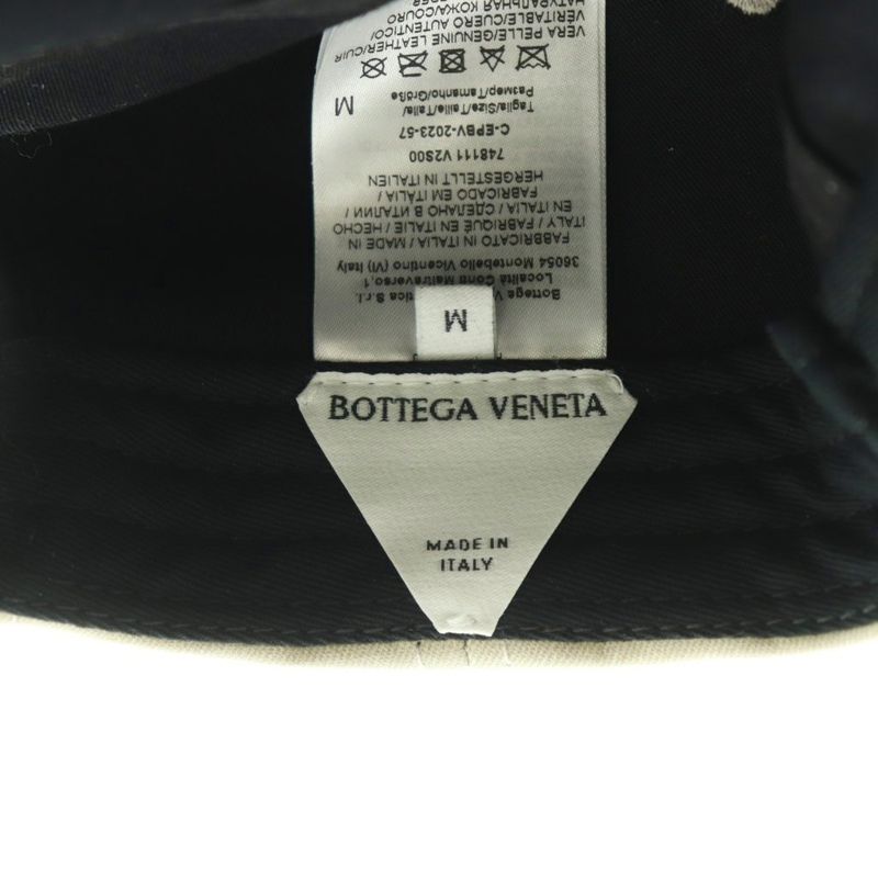 Bottega Veneta Cles the Cap Hat M Light Beige