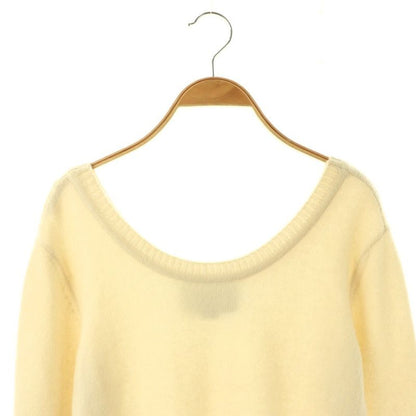 Gucci GG Embroidery Cashmere Knit Sweater Pullover S Light Beige CX