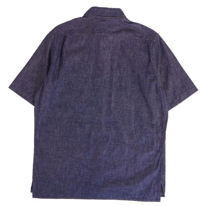 Hermes Shirt Denim Short Sleeve Cotton Lamb