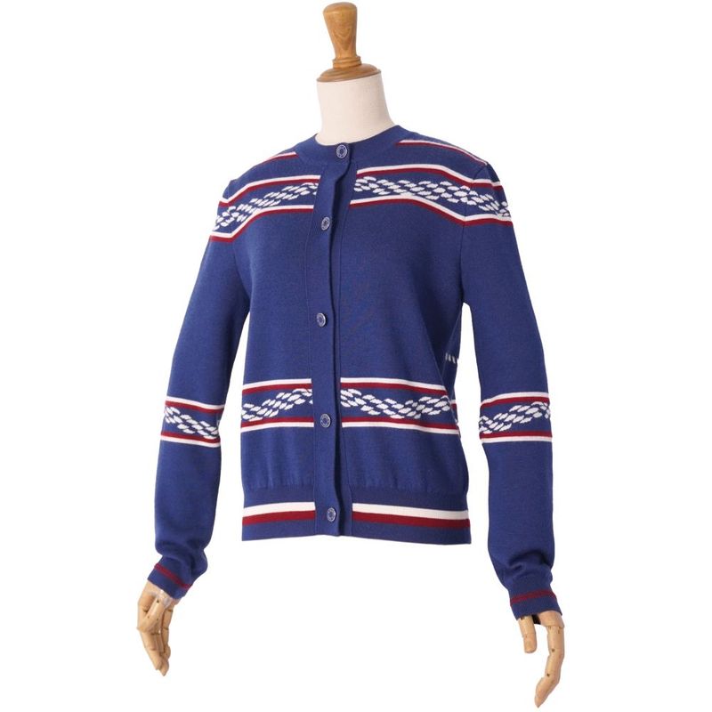 Hermes Cardigan Canoe Anchor Chain
