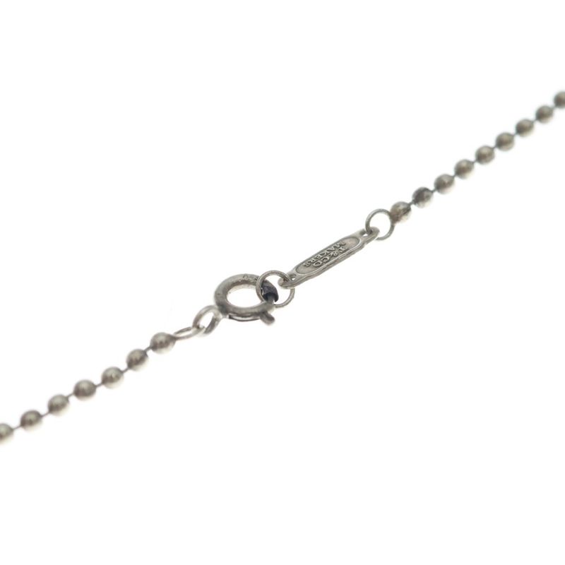 Tiffany & Co Makers Square Ball Chain Necklace Silver