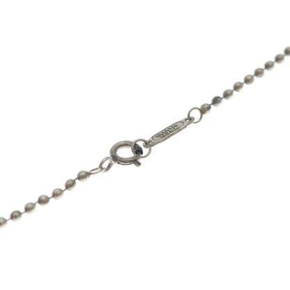 Tiffany & Co Makers Square Ball Chain Necklace Silver