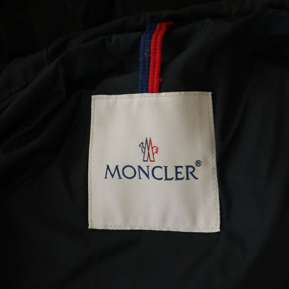 Moncler Ruffle Zip Up Jacket Black