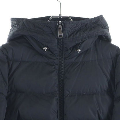 Moncler Ruffle Zip Up Jacket Black