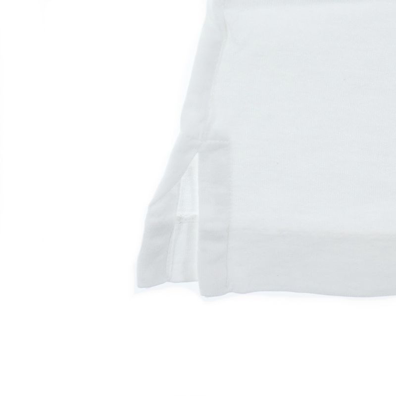 Hermes Chest Logo Crew Neck T-Shirt White