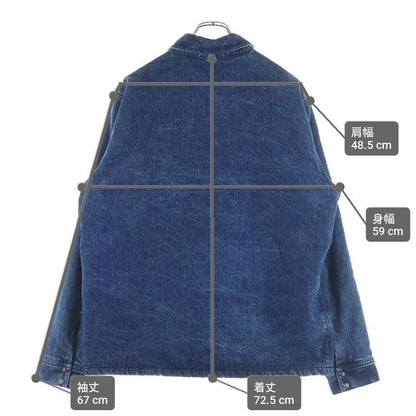 Chrome Hearts Not Work Dog Herringbone Shirt Jacket Not Dog Quilted Denim